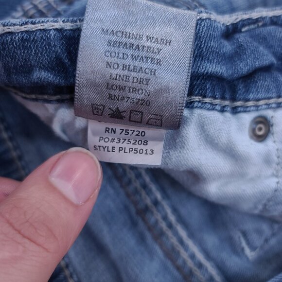 BKE Jeans Mens 32x32 Alec Straight Leg Medium Blue Denim Wash Pants - Picture 9 of 9